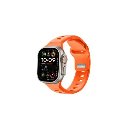 obrázek produktu Cubenest Premium Silicone Band ORANGE (42-49mm)