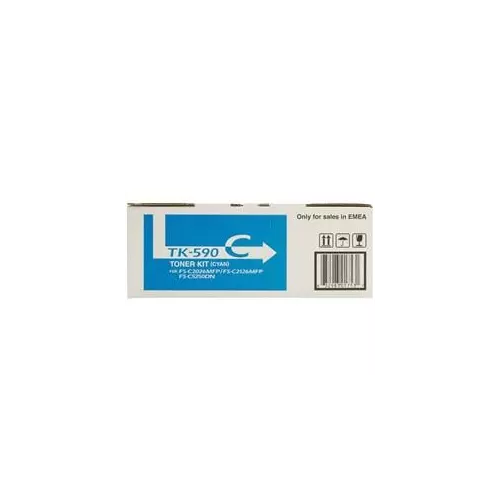 obrázek produktu Kyocera toner TK-590C/ FS-C2026MFP/ C2126MFP/ 5 000 stran/ azurový