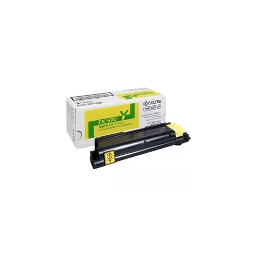 obrázek produktu Kyocera toner TK-590Y/ FS-C2026MFP/ C2126MFP/ 5 000 stran/ Žlutý