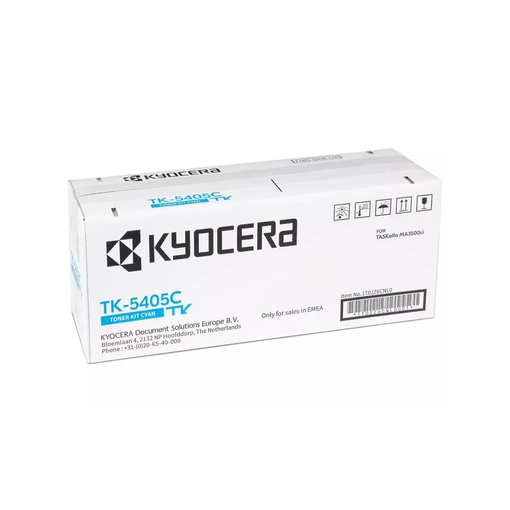 Obrázek produktu Kyocera toner TK-5405C cyan (10 000 A4 stran @ 5%)  pro TASKalfa MA3500ci