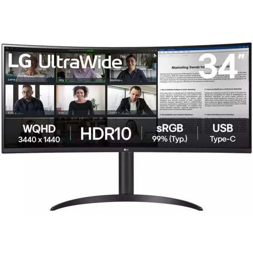 obrázek produktu 34" LG monitor 34WR55QK-B