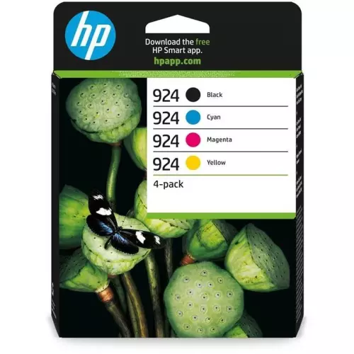 obrázek produktu HP Ink Cartridge 924/Black/Tricolor/500/400 stran/4-Pack (6C3Z1NE)