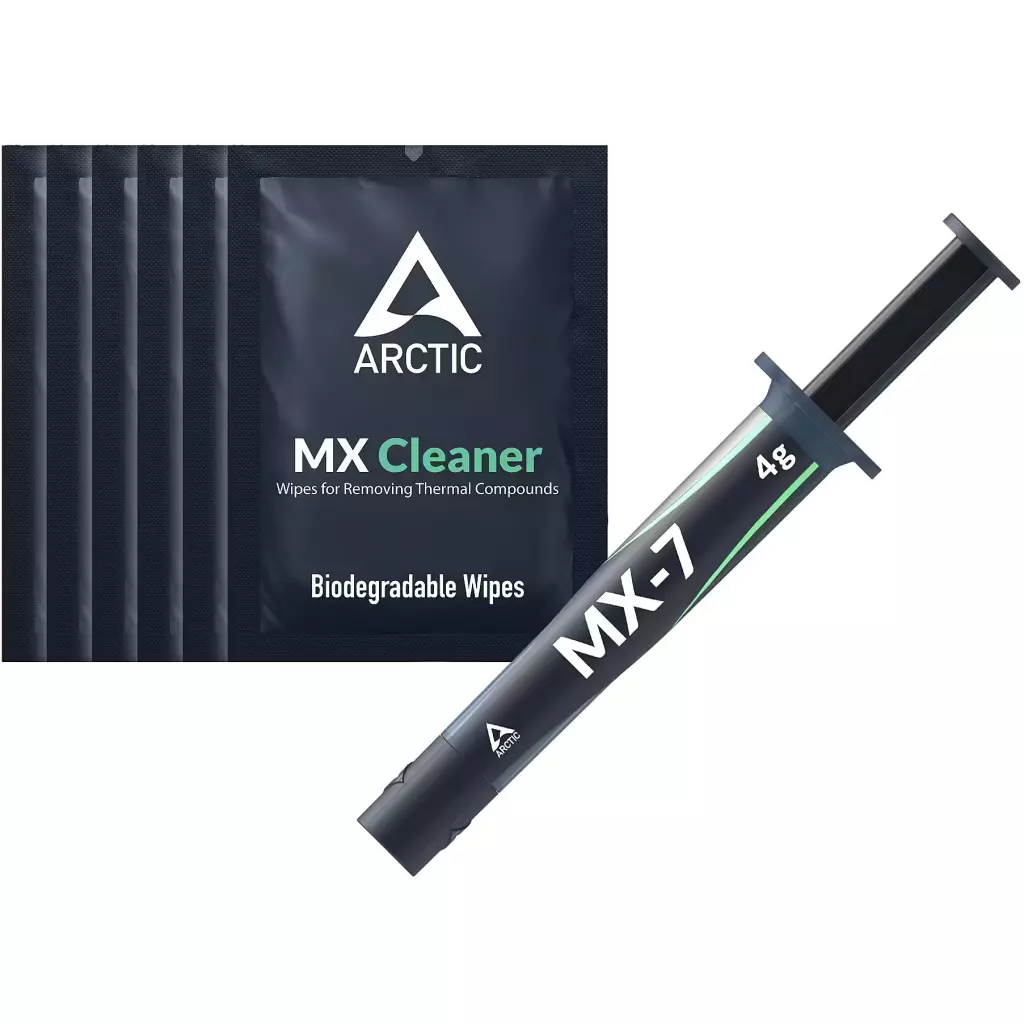 Obrázek produktu ARCTIC MX-7 teplovodivá pasta 4g + 6 kusů Arctic MX Cleaner