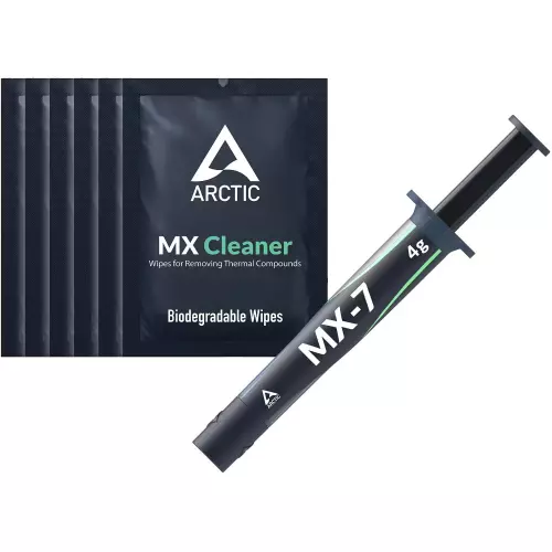 obrázek produktu ARCTIC MX-7 teplovodivá pasta 4g + 6 kusů Arctic MX Cleaner