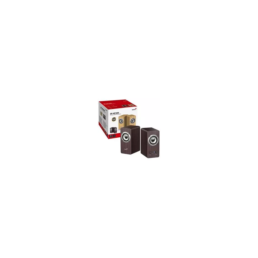 Obrázek produktu Genius SP-HF400 Dark Brown 2.0/10W tmavé dřevo