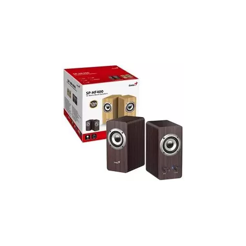 obrázek produktu Genius SP-HF400 Dark Brown 2.0/10W tmavé dřevo