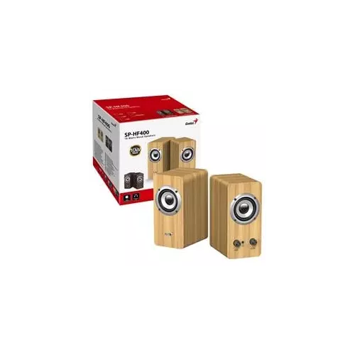 obrázek produktu Genius SP-HF400 Pine Wood 2.0/10W světlé dřevo