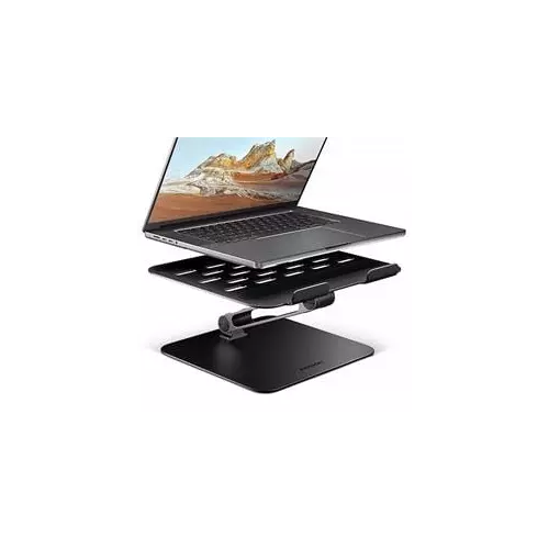 obrázek produktu AXAGON STND-LQB, hliníkový HQ stojan pro notebooky 10"-17.3", černý