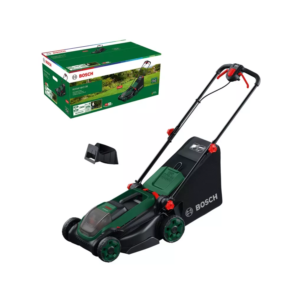 Obrázek produktu BOSCH Akumulátorová sekačka na trávu ROTAK 18V2-38 (0.600.8B9.M01)