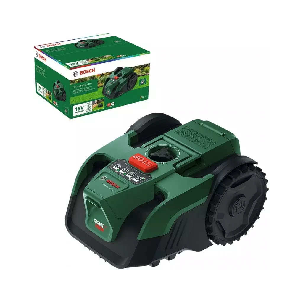 Obrázek produktu Bosch VISIMOW18V-100 Robotická sekačka na trávu (0.600.8E1.002)