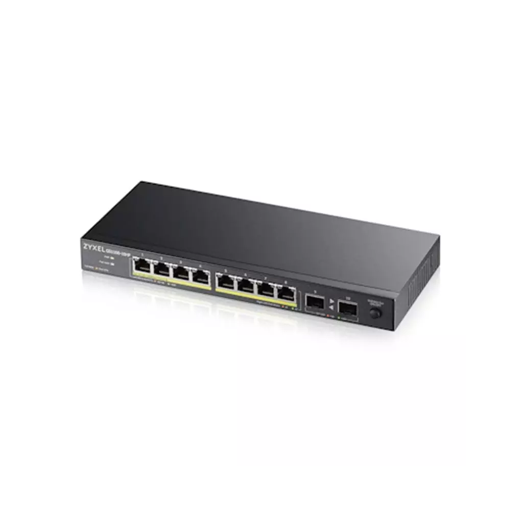 Obrázek produktu ZYXEL 10xGb/2xSFP 8xPOE switch GS1100-10HP v2