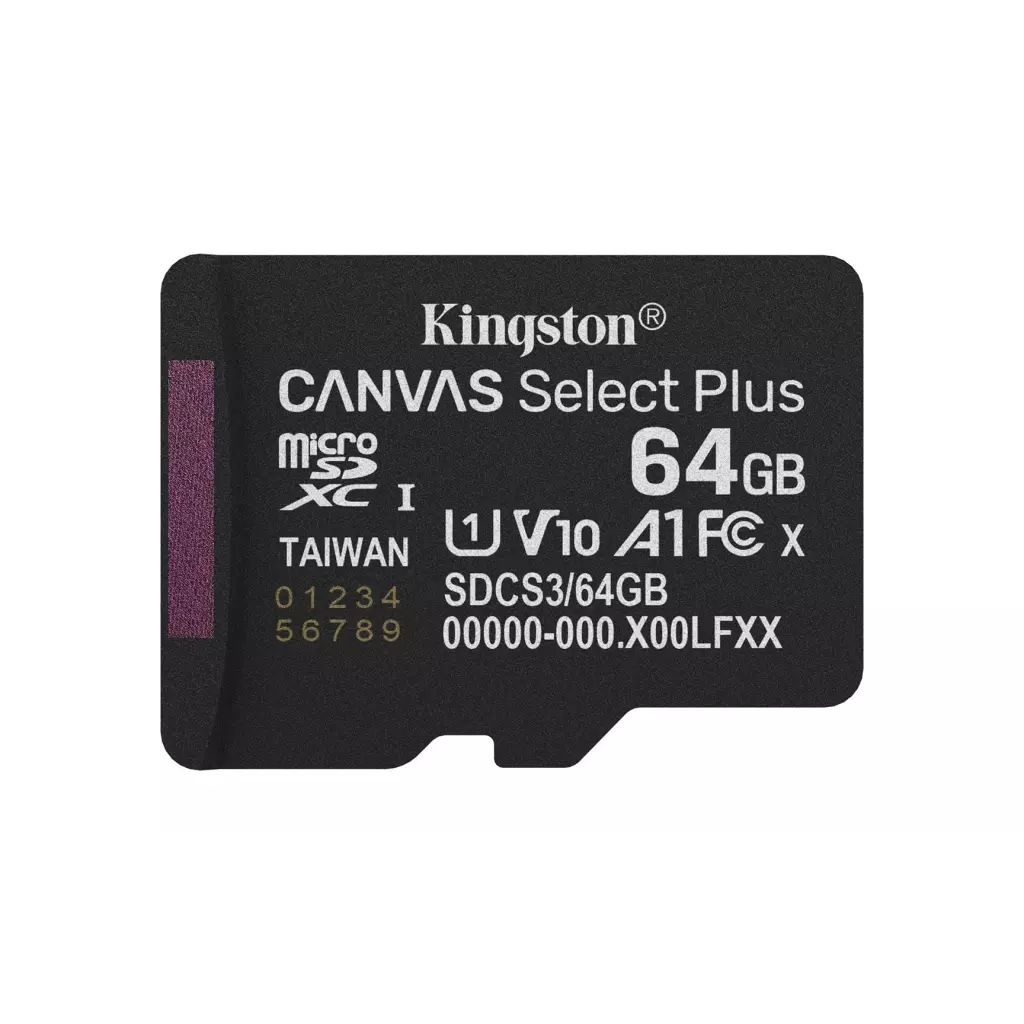 Obrázek produktu KINGSTON microSDXC 64GB Canvas Select Plus bez adaptéru