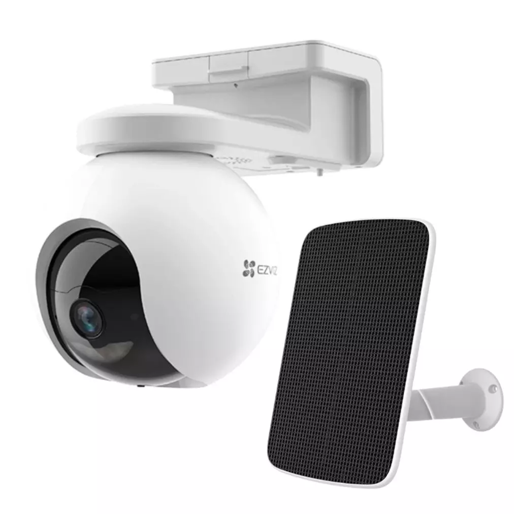 Obrázek produktu EZVIZ IP kamera HB8 Pro 4K kit/ PTZ/ Wi-Fi/ 8Mpix/ krytí IP65/ objektiv 2,8mm/ H.265/ IR až 15m/ 5W solarní panel