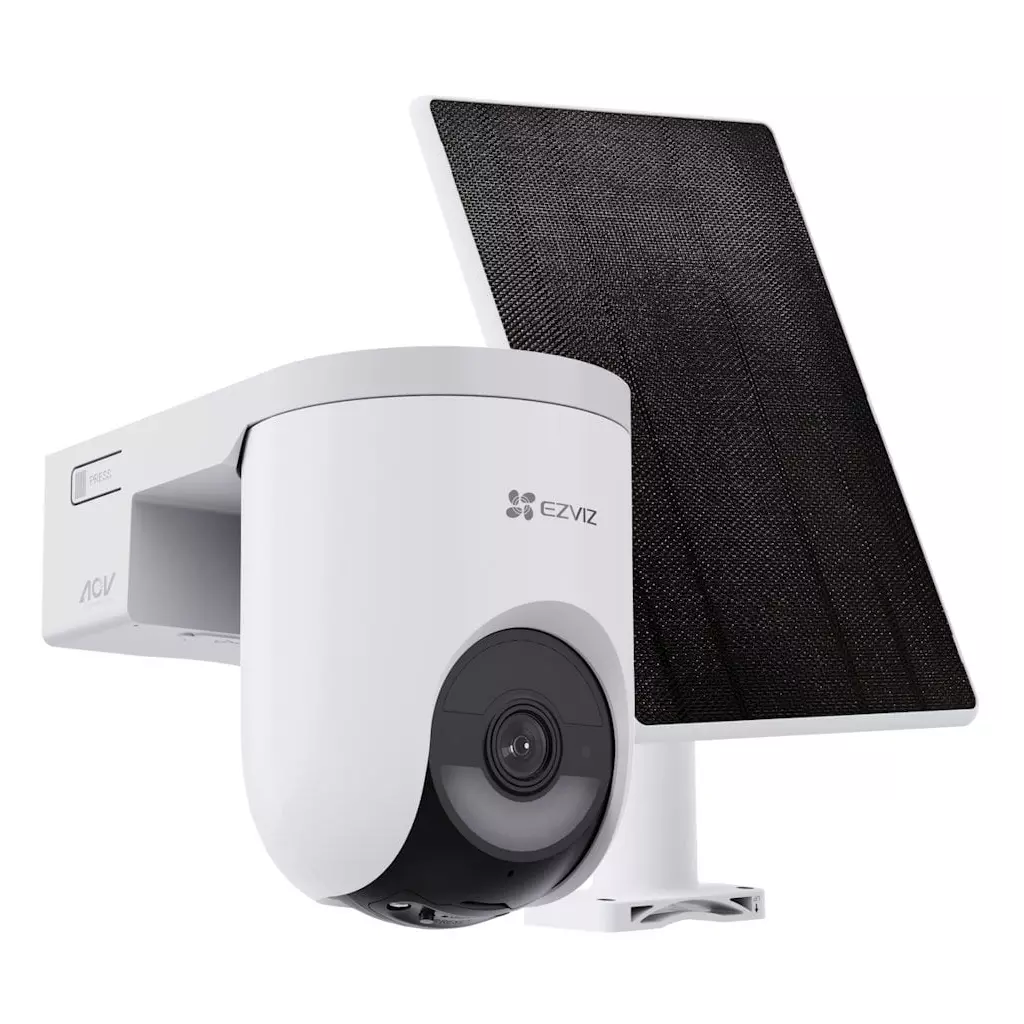 Obrázek produktu EZVIZ IP kamera HB8 Lite 4G kit/ PTZ/ 4G/LTE/ Wi-Fi/ 4Mpix/ krytí IP65/ objektiv 4mm/ IR až 15m/ bílá + solární panel 5W