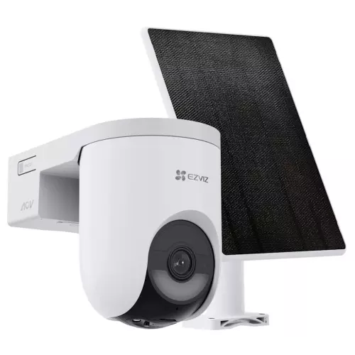 obrázek produktu EZVIZ IP kamera HB8 Lite 4G kit/ PTZ/ 4G/LTE/ Wi-Fi/ 4Mpix/ krytí IP65/ objektiv 4mm/ IR až 15m/ bílá + solární panel 5W