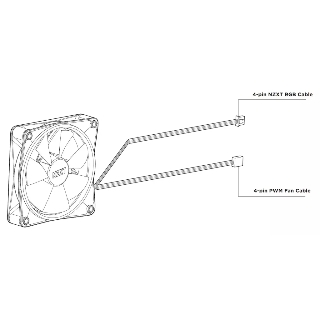 Obrázek produktu NZXT RF-R12SF-W1 bílý