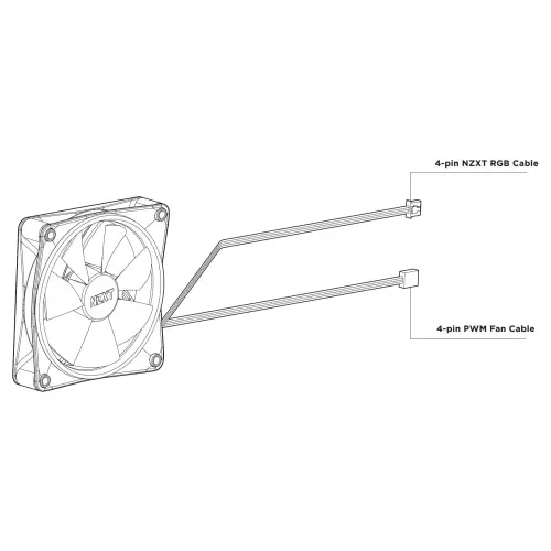 obrázek produktu NZXT RF-R12SF-W1 bílý