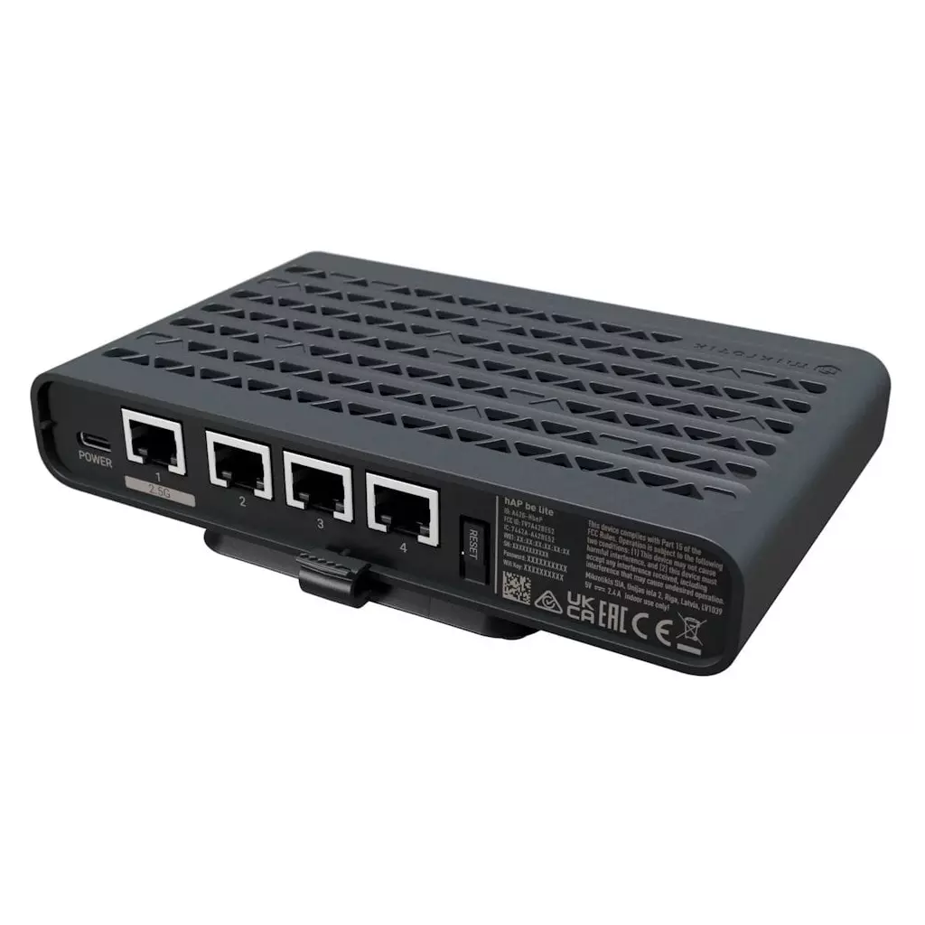Obrázek produktu MIKROTIK • A42G-HbeP • Wi-Fi 7 router & access point hAP be lite