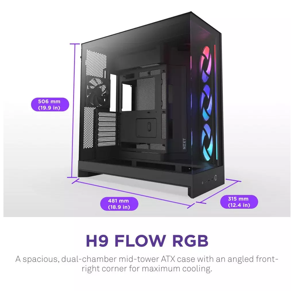 Obrázek produktu NZXT H9 Flow RGB