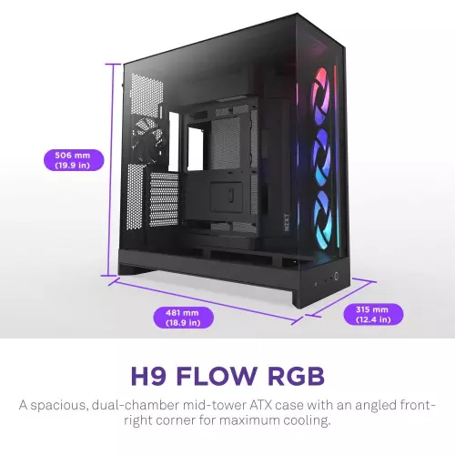 obrázek produktu NZXT H9 Flow RGB