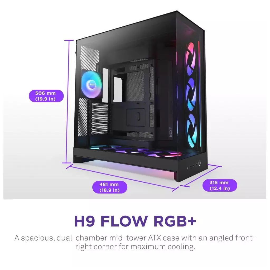 Obrázek produktu NZXT H9 Flow RGB+