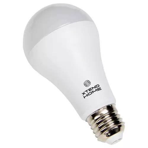 obrázek produktu Xtend Home smart LED žárovka, E27, RGB+W, 14W, 1400lm, barevná, stmívatelná, WiFi, Tuya