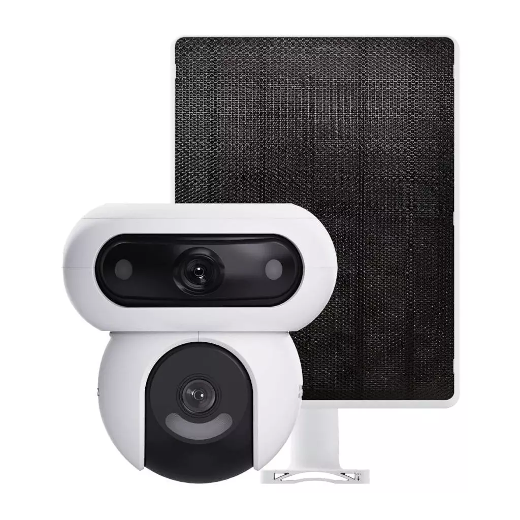 Obrázek produktu EZVIZ IP kamera HB90 kit/ PTZ/ Wi-Fi/ 2x 4Mpix/ krytí IP65/ duál objekt. 2,8 + 6mm/ H.265/ IR až 35m/ + 8W solární panel