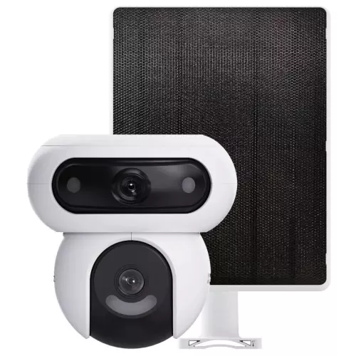 obrázek produktu EZVIZ IP kamera HB90 kit/ PTZ/ Wi-Fi/ 2x 4Mpix/ krytí IP65/ duál objekt. 2,8 + 6mm/ H.265/ IR až 35m/ + 8W solární panel