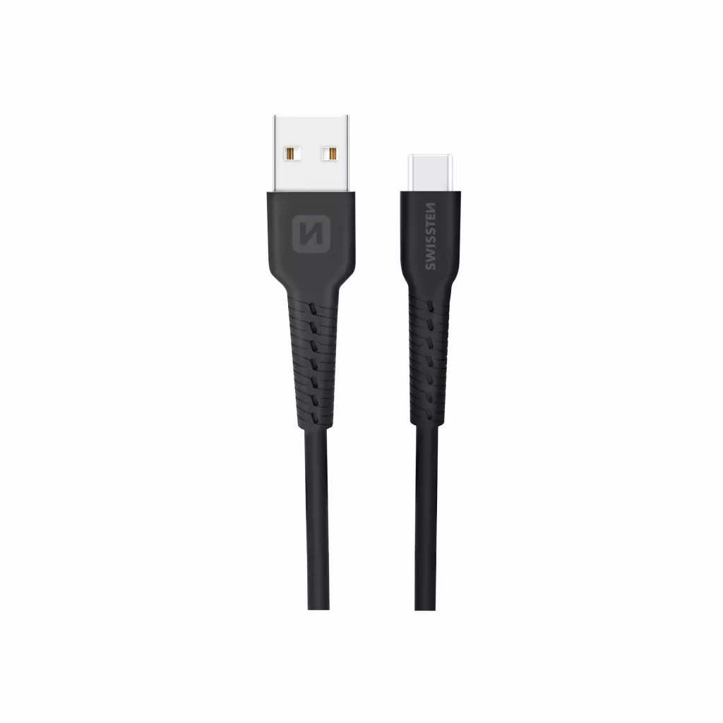 Obrázek produktu Swissten kabel USB / USB-C 1 m, černý
