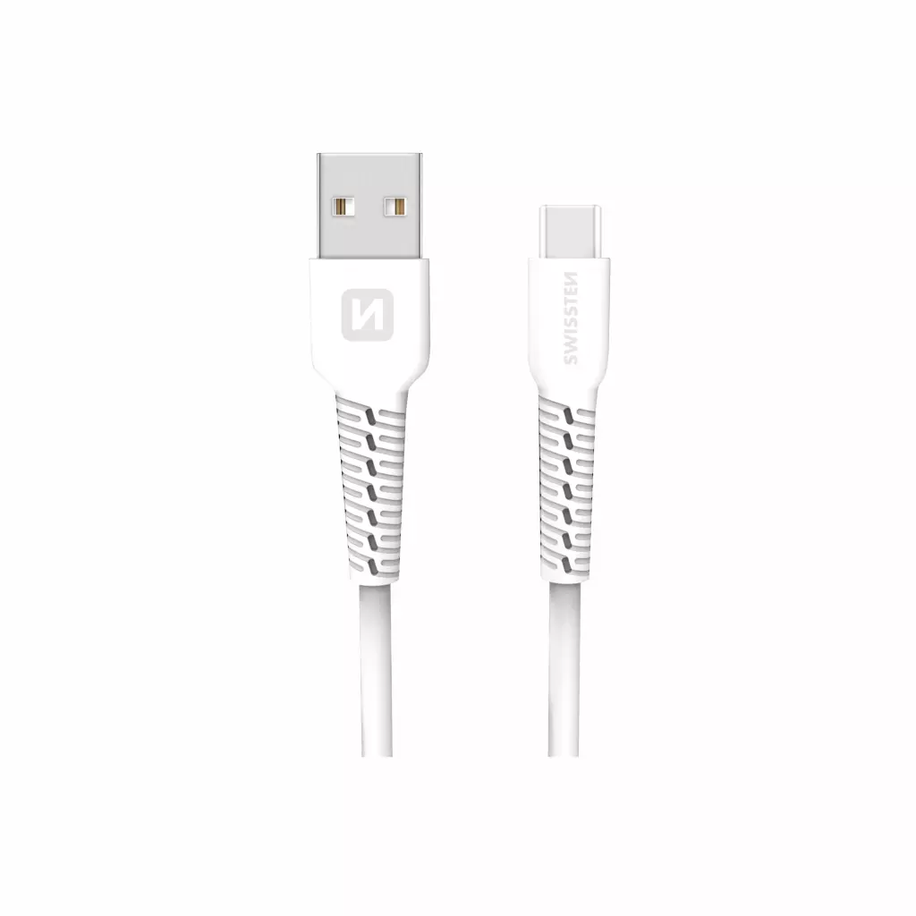 Obrázek produktu Swissten kabel USB / USB-C, bílý