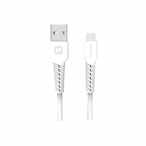 obrázek produktu Swissten kabel USB / USB-C, bílý