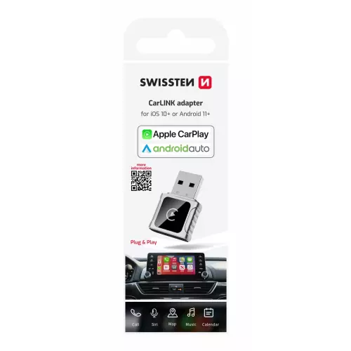 obrázek produktu Swissten CarLink adaptér CarPlay / Android Auto
