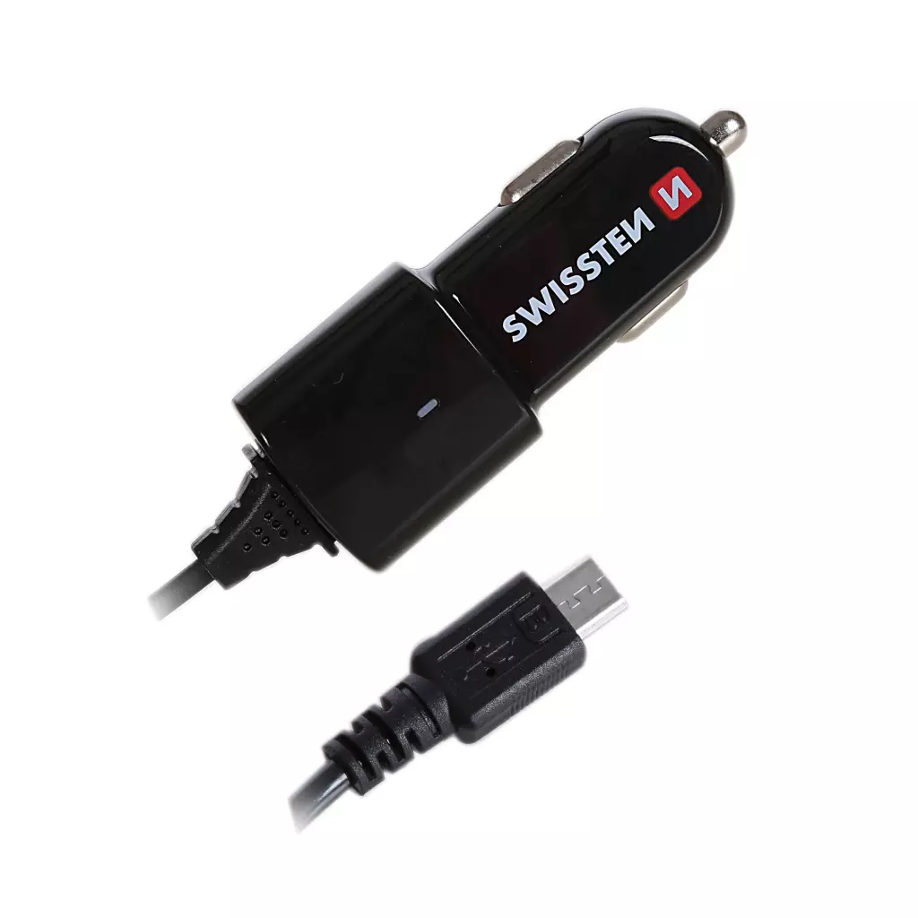 Obrázek produktu Swissten CL autonabíječka Micro USB, černý