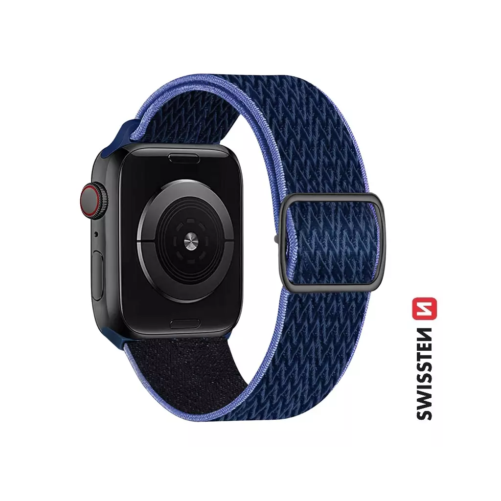 Obrázek produktu Swissten řemínek Apple Watch nylonový 38–41 mm, modro-fialový  