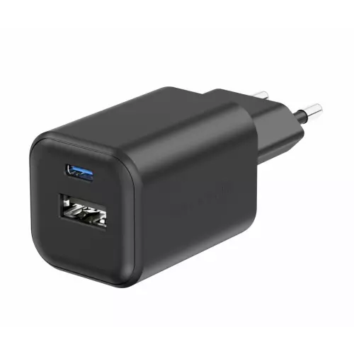 obrázek produktu Swissten GaN adaptér 45W + USB-A, černý 