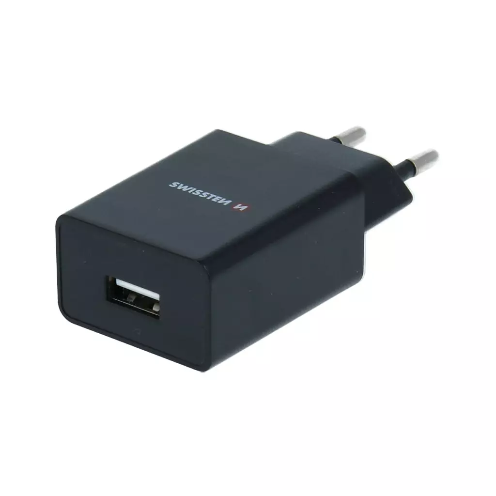 Obrázek produktu Swissten adaptér Smart IC 1× USB + USB-C, černý 
