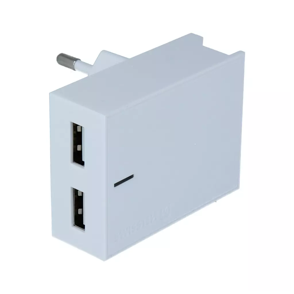 Obrázek produktu Swissten adaptér Smart IC 2× USB 3A + Lightning kabel, bílý 