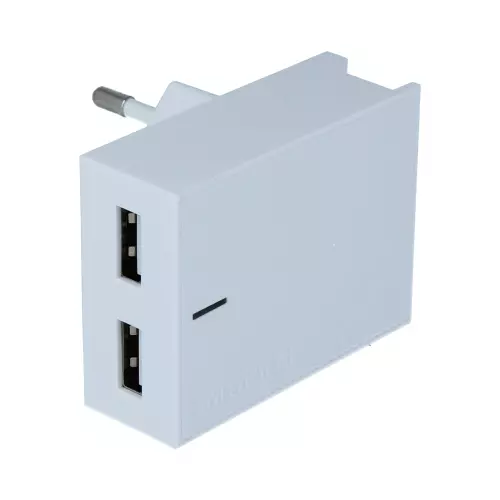 obrázek produktu Swissten adaptér Smart IC 2× USB 3A + Lightning kabel, bílý 