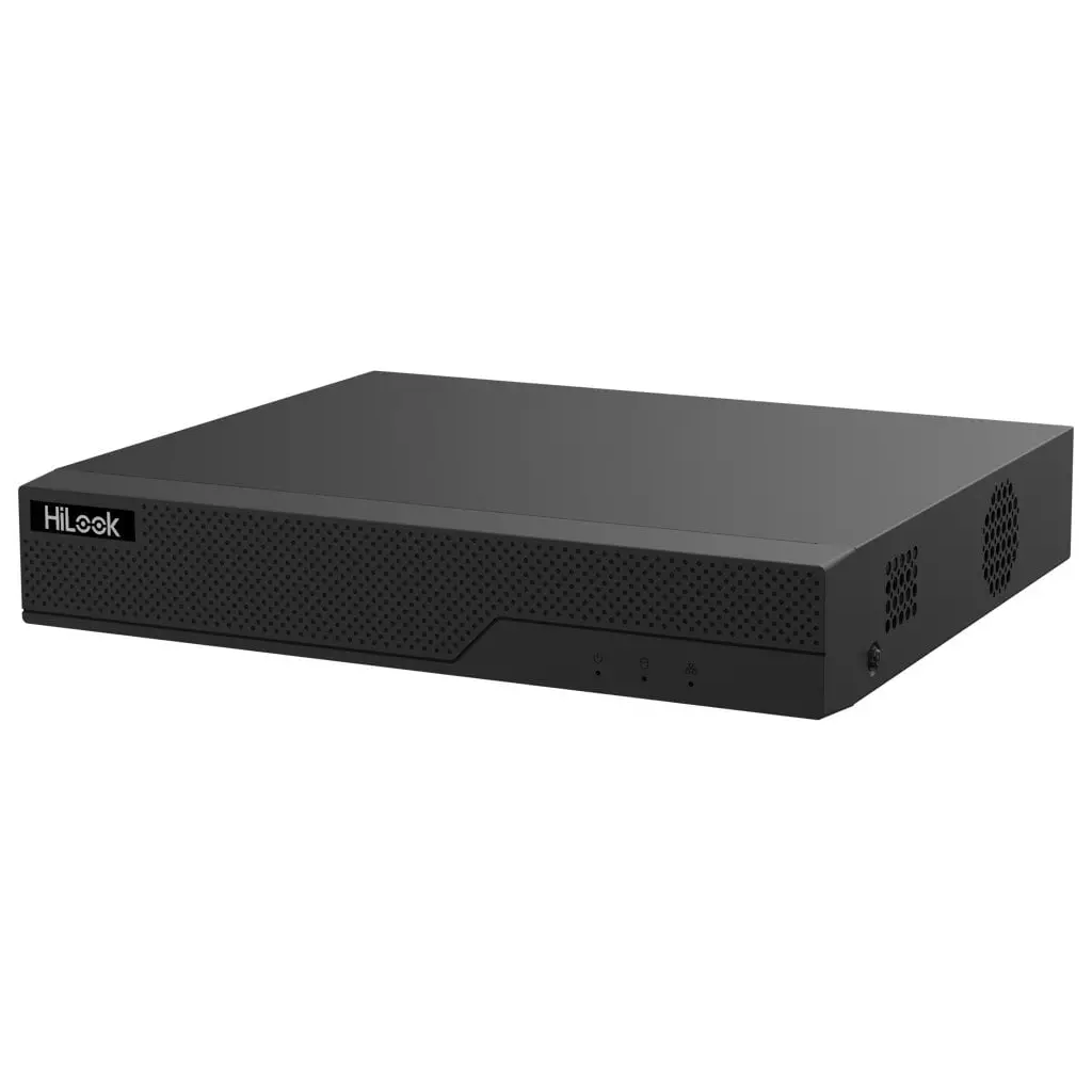 Obrázek produktu HiLook Powered by HIKVISION/ NVR-104MH-C/4P(E)/ 4 kamery/ 4x PoE/ 8Mpix/ HDMI/ VGA/ 1x RJ45/ kov