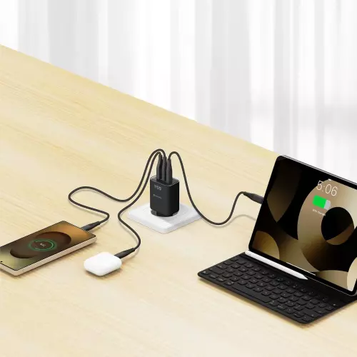 obrázek produktu Swissten Edge GaN adaptér 65 W, černý