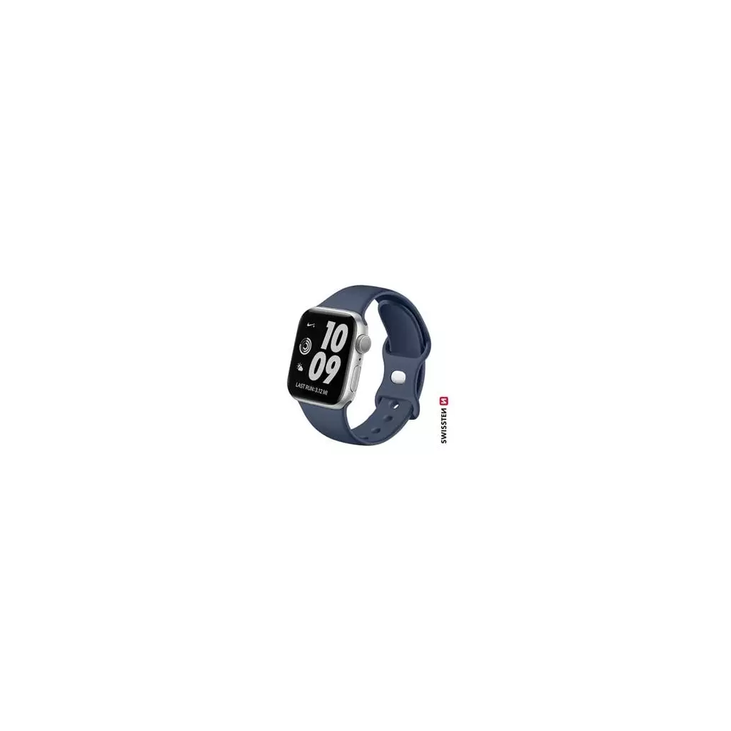 Obrázek produktu Swissten silikonový řemínek pro Apple Watch 42/44/45/49 mm, modrý