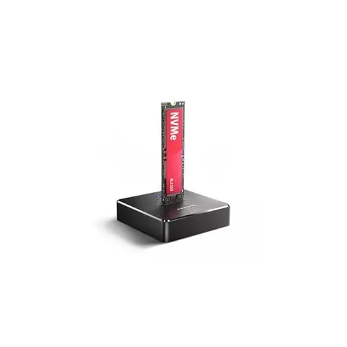 obrázek produktu AXAGON ADSA-M2C11, USB-C 10Gbps dokovací stanice pro 1× M.2 NVMe/SATA SSD