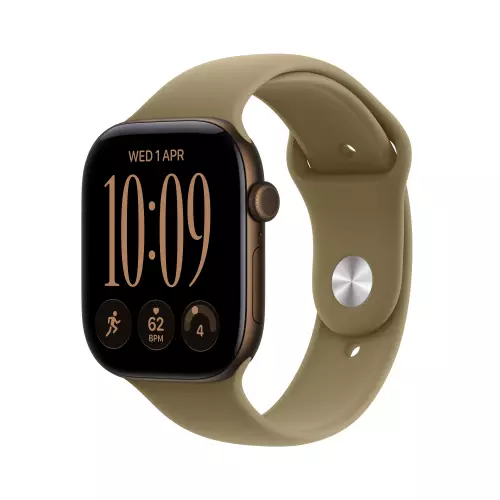 obrázek produktu Apple Watch Series 12 GPS + Cellular 42mm Dark Bronze Aluminium Case with Olive Sport Band - M/L