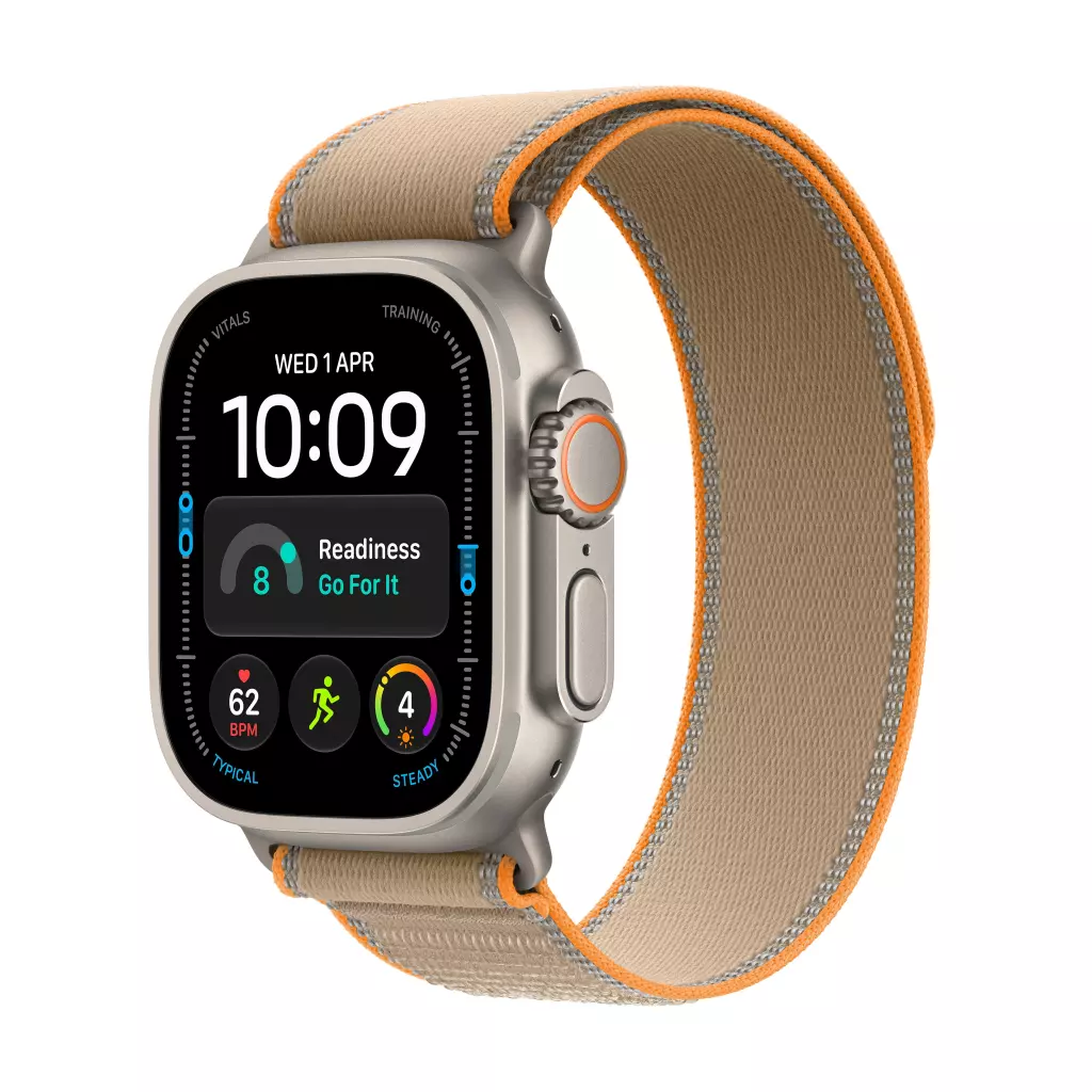 Obrázek produktu Apple Watch Ultra 4 GPS + Cellular 49mm Natural Titanium Case with Sand Trail Loop - S/M