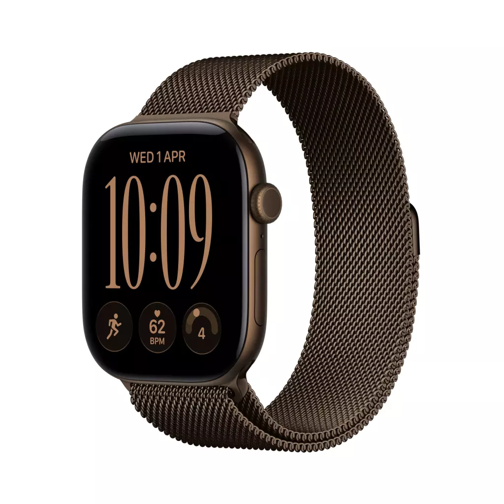 Obrázek produktu Apple Watch Series 12 GPS 46mm Dark Bronze Aluminium Case with Dark Bronze Milanese Loop - S/M