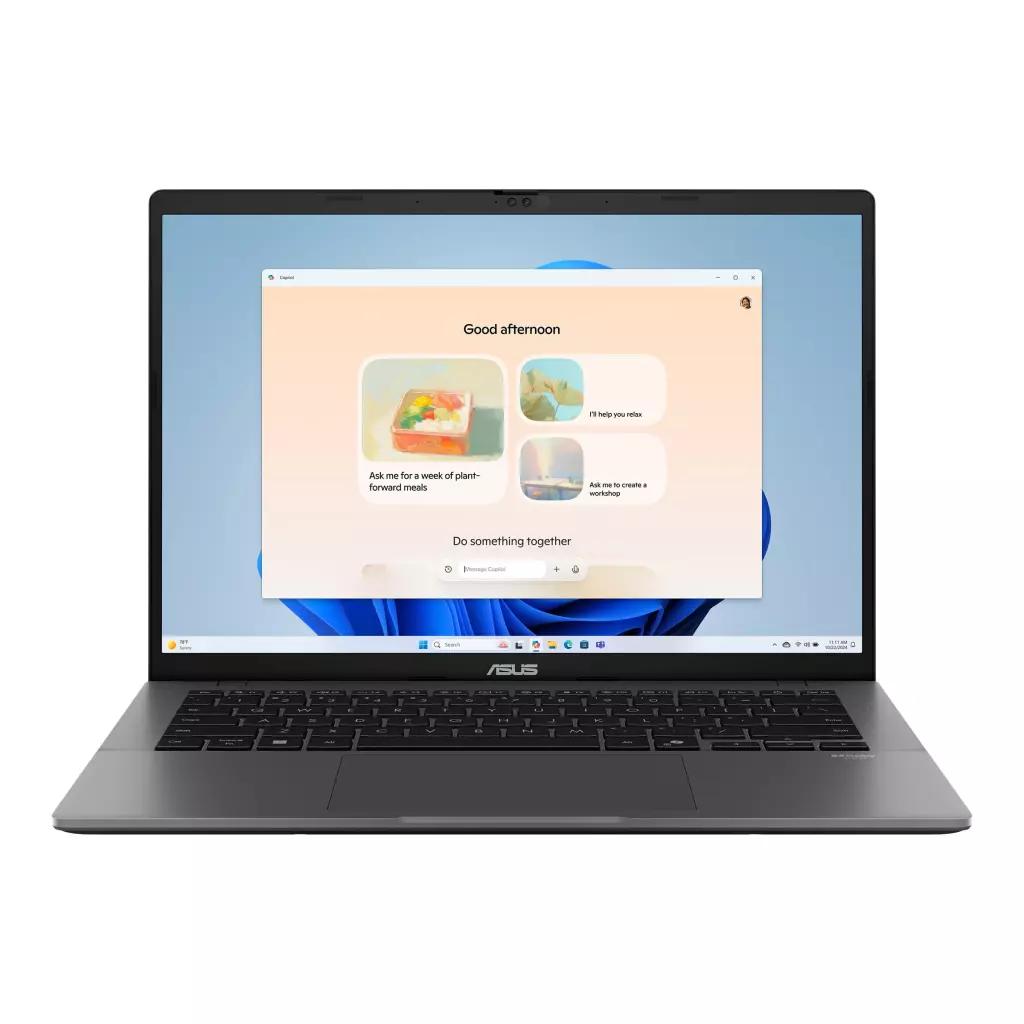 Obrázek produktu ASUS Vivobook S14 M3407KA-OLED020WZ Matte Gray (bez adaptéru) - šedá