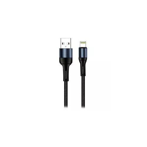 obrázek produktu ColorWay kabel USB/ Apple Lightning/ 2.4A/ Nylon/ 1m/ Černý