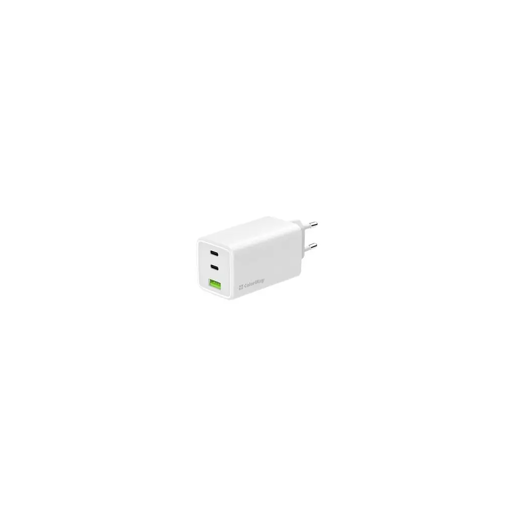 Obrázek produktu ColorWay nabíječka 2x USB-C, 1x USB-A/ GaN/ PD/ PPS/ 100W/ Bílá