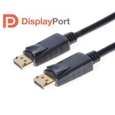 obrázek produktu DisplayPort 1.2 přípojný kabel M/M, zlacené konektory, 5m,rozlišení 4K*2K/60Hz, 18Gb/s - černá