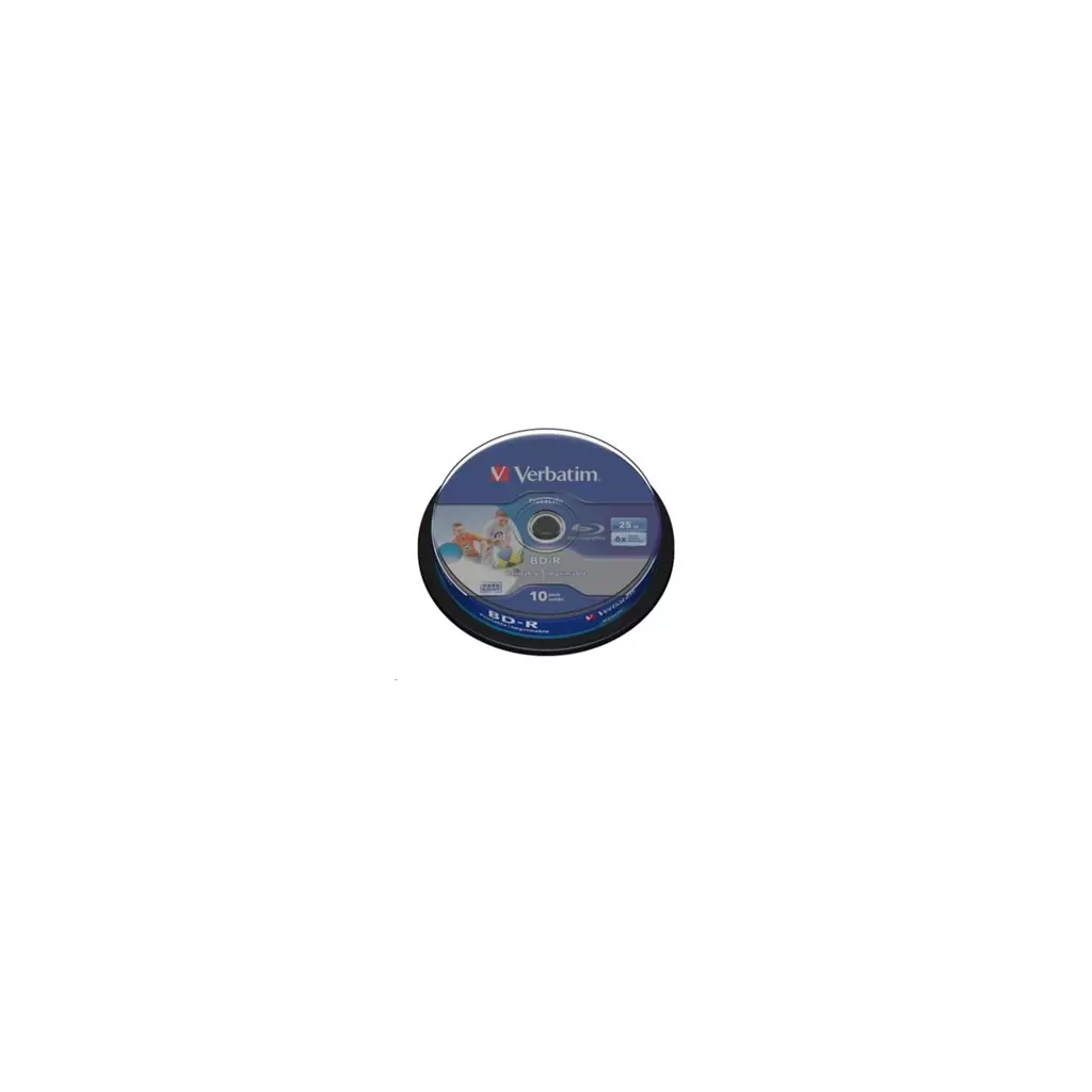 Obrázek produktu Verbatim Blu-ray BD-R Printable 6x, 25GB, 10 ks (Spindl)